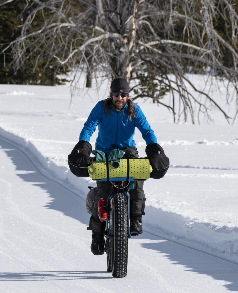 winter bikepacking